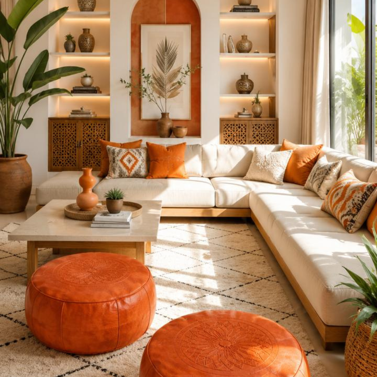 بوفات مغربية أنيقة – جمال تقليدي يليق بمنزلك