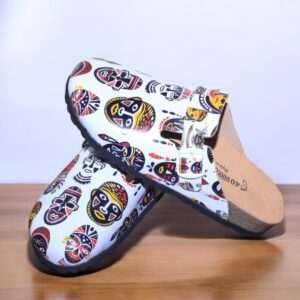 ​حذاء AfroZiri "إصدار التراث الأفريقي" – جلد طبيعي بنقوش فنية يدوية